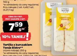 Netto Tortilla z kurczakiem Twoje Bistro oferta