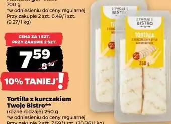 Netto Tortilla z kurczakiem Twoje Bistro oferta