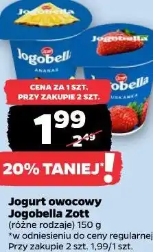 Netto Jogurt owocowy Jogobella Zott oferta