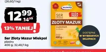 Netto Ser Złoty Mazur Mlekpol oferta