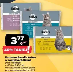 Netto Karma mokra dla kotów w saszetkach Kiciuś oferta