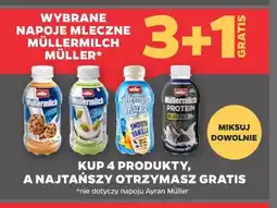 Netto Wybrane napoje mleczne Müllermilch Müller oferta