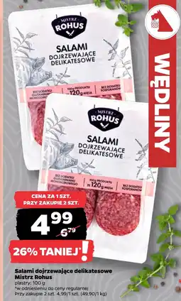 Netto Salami dojrzewające Mistrz Rohus oferta
