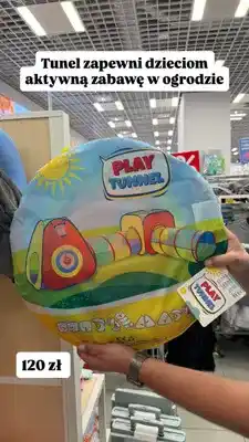 Pepco Tunel do zabawy Play Tunnel oferta