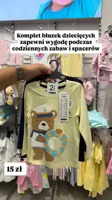 Pepco Komplet bluzek dziecięcych Pepco Baby oferta