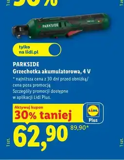 Lidl Grzechotka akumulatorowa Parkside oferta