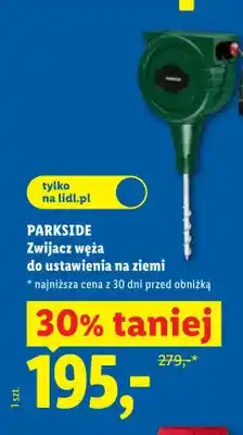 Lidl Zwijacz węża do ustawienia na ziemi Parkside oferta