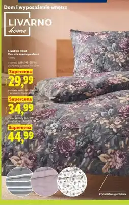 Lidl Pościel z bawełną renforcé LIVARNO home 160x200 cm oferta