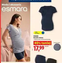 Lidl Koszulka ciążowa Esmara oferta