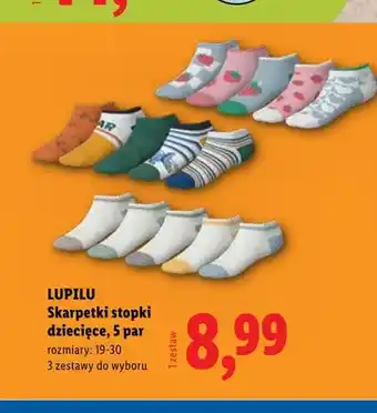 Skarpetki stopki dziecięce Lupilu 5-pak