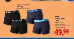 Lidl Bokserki męskie PUMA 2-pak oferta