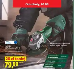 Lidl Szlifierka kątowa Parkside oferta