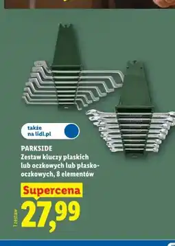 Lidl Zestaw kluczy płaskich Parkside 8-pak oferta