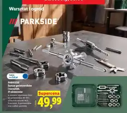 Lidl Zestaw gwintowników i narzynek Parkside 21 elementów oferta