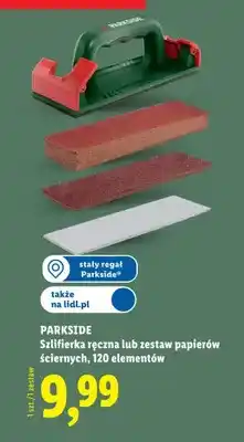 Lidl Zestaw papierów ściernych Parkside 120 elementów oferta