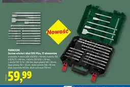 Lidl Zestaw wierteł i dłut SDS Plus Parkside 17 elementów oferta