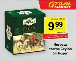 Gram Market Herbata czarna Ceylon Sir Roger oferta