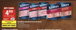 Delikatesy Centrum Wędliny paczkowane Krakus wybrane rodzaje oferta