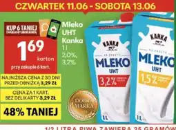 Delikatesy Centrum Mleko UHT Kanka oferta