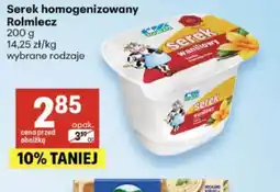 Delikatesy Centrum Serek homogenizowany Rolmlecz oferta