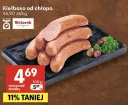 Delikatesy Centrum Kiełbasa od chłopa Wolarek oferta