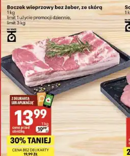 Delikatesy Centrum Boczek wieprzowy bez żeber, ze skórą oferta