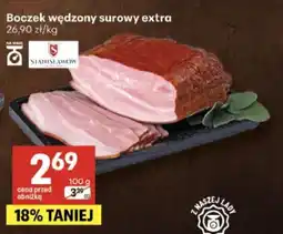 Delikatesy Centrum Boczek wędzony surowy extra oferta