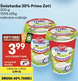 Delikatesy Centrum Śmietanka 30% Primo Zott oferta
