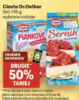 Delikatesy Centrum Ciasto Dr.Oetker oferta