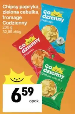 Delikatesy Centrum Chipsy papryka, zielona cebulka, fromage Codzienny oferta