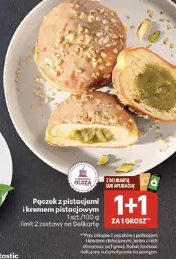 Delikatesy Centrum Pączek z pistacjami i kremem pistacjowym oferta