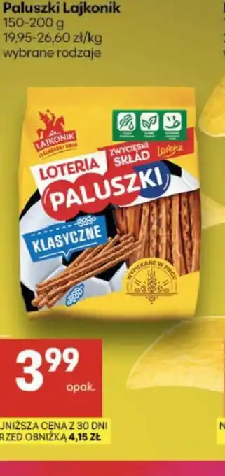 Delikatesy Centrum Paluszki Lajkonik oferta