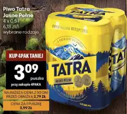 Delikatesy Centrum Piwo Tatra Jasne Pełne oferta