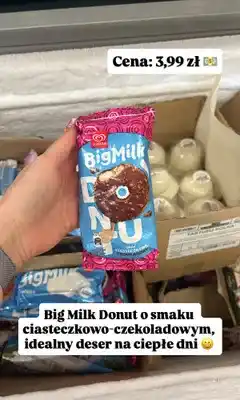 Dino Lody Algida Big Milk Donut o smaku ciasteczkowo-czekoladowym oferta