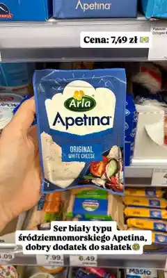 Dino Ser biały Arla Apetina Original oferta