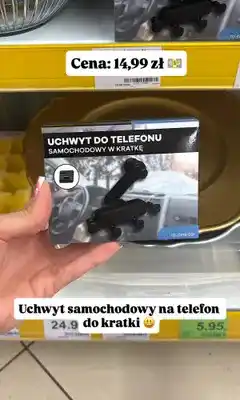 Dino Uchwyt samochodowy do telefonu w kratkę oferta