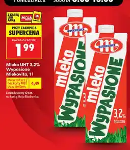 Biedronka Mleko UHT 3,2% Wypasione Mlekovita oferta