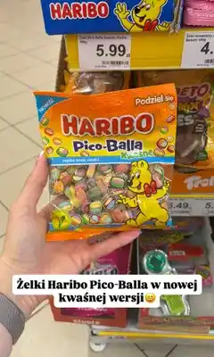 Dino Żelki Haribo Pico-Balla Kwaśne oferta
