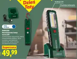 Lidl PARKSIDE Akumulatorowa lampa ręczna LED oferta