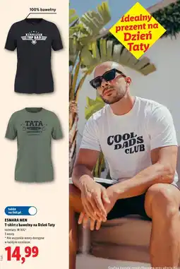 Lidl ESMARA MEN T-shirt z bawełny na Dzień Taty oferta
