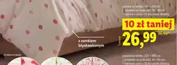 Lidl LIVARNO Pościel dwustronna z mikrowłókna satynowego 160 x 200 cm oferta