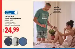 Lidl ESMARA MEN Piżama męska z bawełną oferta