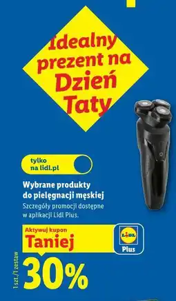 Lidl Wybrane produkty do pielęgnacji męskiej oferta
