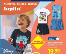 Lidl LUPILU x DISNEY/MARVEL Piżama dziecięca z bawełny oferta
