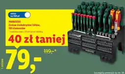 Lidl PARKSIDE Zestaw śrubokrętów i bitów, 101 elementów oferta