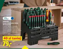 Lidl PARKSIDE Zestaw śrubokrętów i bitów, 101 elementów oferta