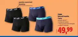Lidl PUMA Bokserki męskie, 2 pary oferta