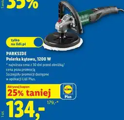 Lidl PARKSIDE Polerka kątowa, 1200 W oferta
