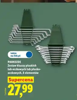 Lidl PARKSIDE Zestaw kluczy płaskich lub oczkowych lub płasko-oczkowych, 8 elementów oferta