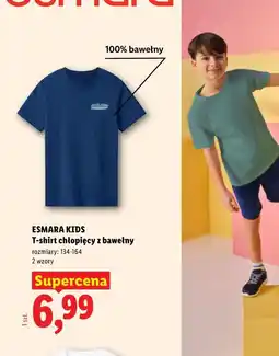Lidl Esmara Kids T-shirt chłopięcy z bawełny oferta